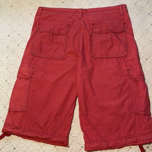 Xray Jeans, cargo shorts men’s size 34. Rusty red. - Picture 2 of 7